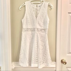 Abercrombie & Fitch White Lacey Dress